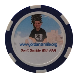 Find a chip. Leave a chip. #DontGambleWithPAM